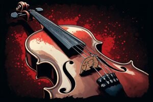 Image of Musical Instrument – Artistic Drawing – Item: 28681