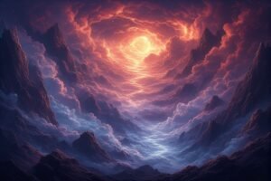 Image of Supernatural Landscape – Artistic Drawing – Item: 47416
