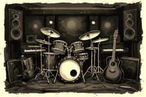 Image of Musical Instrument – Artistic Drawing – Item: 49651