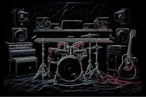 Image of Musical Instrument – Artistic Drawing – Item: 48715
