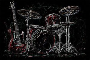 Image of Musical Instrument – Artistic Drawing – Item: 48814