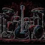 Image of Musical Instrument – Artistic Drawing – Item: 48820