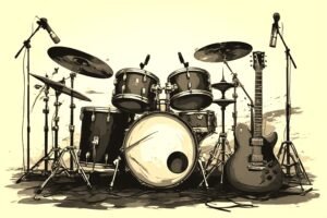 Image of Musical Instrument – Artistic Drawing – Item: 49652