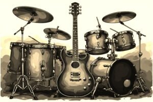 Image of Musical Instrument – Artistic Drawing – Item: 49653