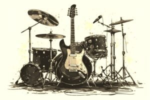 Image of Musical Instrument – Artistic Drawing – Item: 49654