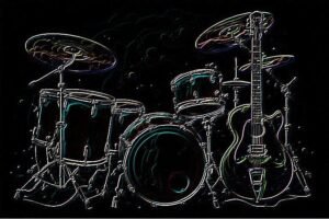 Image of Musical Instrument – Artistic Drawing – Item: 48830