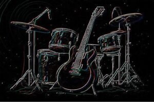Image of Musical Instrument – Artistic Drawing – Item: 48833