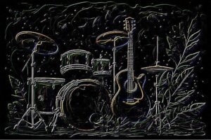 Image of Musical Instrument – Artistic Drawing – Item: 48837