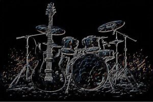 Image of Musical Instrument – Artistic Drawing – Item: 48840