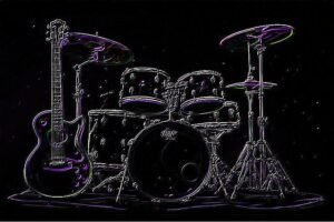 Image of Musical Instrument – Artistic Drawing – Item: 48855