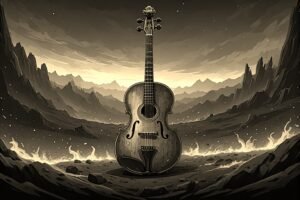 Image of Musical Instrument – Artistic Drawing – Item: 49659