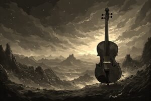 Image of Musical Instrument – Artistic Drawing – Item: 49668
