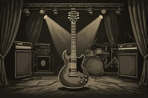 Image of Musical Instrument – Artistic Drawing – Item: 49686