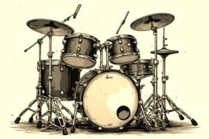 Image of Musical Instrument – Artistic Drawing – Item: 50163
