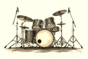 Image of Musical Instrument – Artistic Drawing – Item: 50164