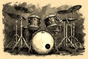Image of Musical Instrument – Artistic Drawing – Item: 50168