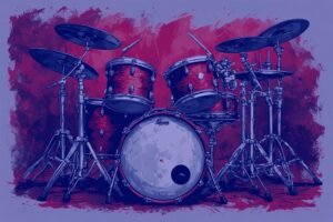 Image of Musical Instrument – Artistic Drawing – Item: 46558