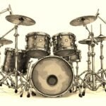 Image of Musical Instrument – Artistic Drawing – Item: 50176