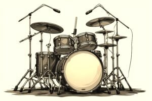 Image of Musical Instrument – Artistic Drawing – Item: 50183