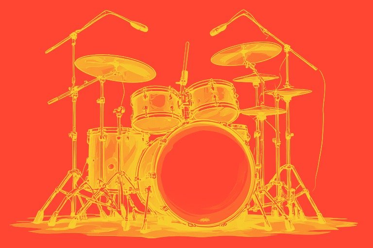 Image of Musical Instrument – Artistic Drawing – Item: 51995