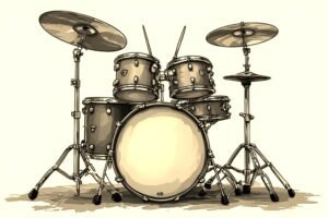 Image of Musical Instrument – Artistic Drawing – Item: 50188