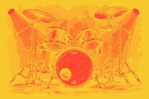 Image of Musical Instrument – Artistic Drawing – Item: