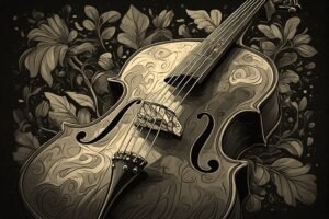 Image of Musical Instrument – Artistic Drawing – Item: 51400