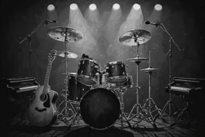 Image of Musical Instrument – Artistic Drawing – Item: 46785