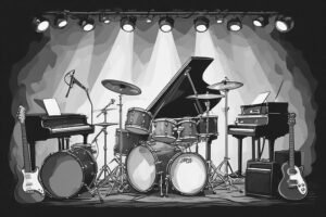 Image of Musical Instrument – Artistic Drawing – Item: 46787