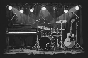 Image of Musical Instrument – Artistic Drawing – Item: 46794