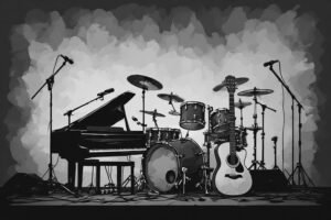 Image of Musical Instrument – Artistic Drawing – Item: 46798