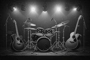 Image of Musical Instrument – Artistic Drawing – Item: 46800