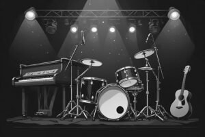 Image of Musical Instrument – Artistic Drawing – Item: 46805