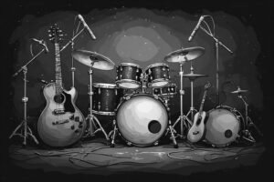 Image of Musical Instrument – Artistic Drawing – Item: 46819
