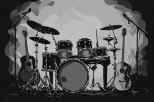 Image of Musical Instrument – Artistic Drawing – Item: 46822