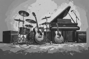 Image of Musical Instrument – Artistic Drawing – Item: 46826