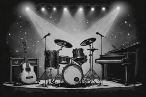Image of Musical Instrument – Artistic Drawing – Item: 46832