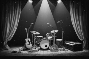 Image of Musical Instrument – Artistic Drawing – Item: 46833