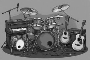 Image of Musical Instrument – Artistic Drawing – Item: 46835