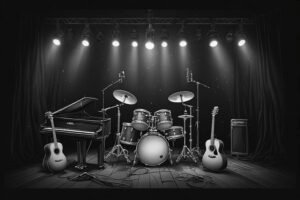 Image of Musical Instrument – Artistic Drawing – Item: 46864