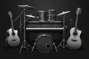 Image of Musical Instrument – Artistic Drawing – Item: 46867