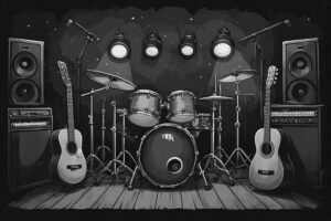 Image of Musical Instrument – Artistic Drawing – Item: 46870