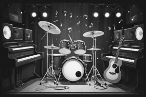 Image of Musical Instrument – Artistic Drawing – Item: 46874