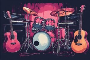 Image of Musical Instrument – Artistic Drawing – Item: 47539
