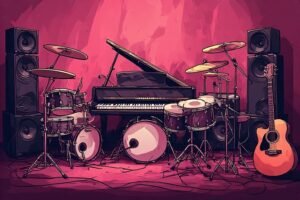 Image of Musical Instrument – Artistic Drawing – Item: 47547