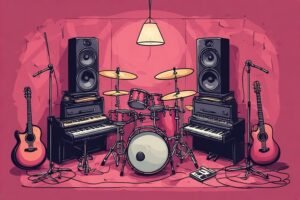 Image of Musical Instrument – Artistic Drawing – Item: 47553