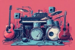 Image of Musical Instrument – Artistic Drawing – Item: 47559