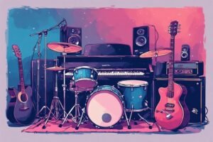 Image of Musical Instrument – Artistic Drawing – Item: 47564