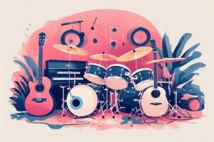 Image of Musical Instrument – Artistic Drawing – Item: 47565