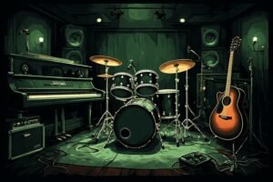 Image of Musical Instrument – Artistic Drawing – Item: 47586